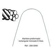 Arco Alambre Forestaflex Trenzado Preformado Forestadent
