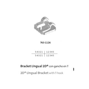 Brackets Linguales 2D 10 brackets Forestadent