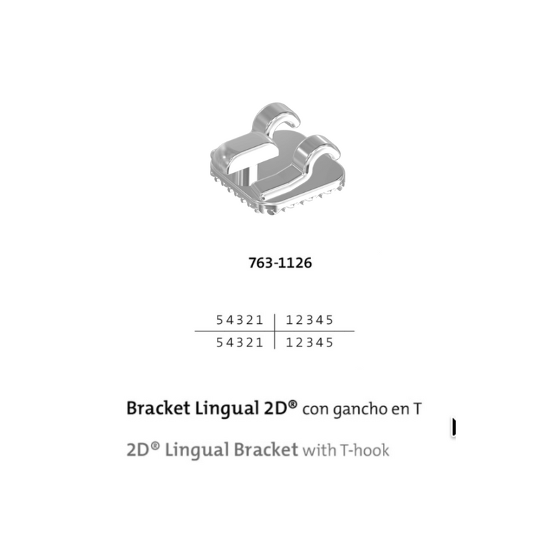 Brackets Linguales 2D 10 brackets Forestadent