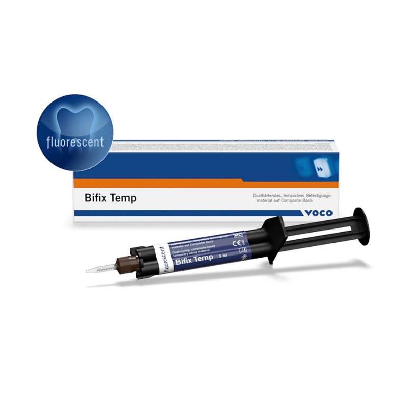 Voco Bifix Temp fluorescent | Cemento provisional de curado dual