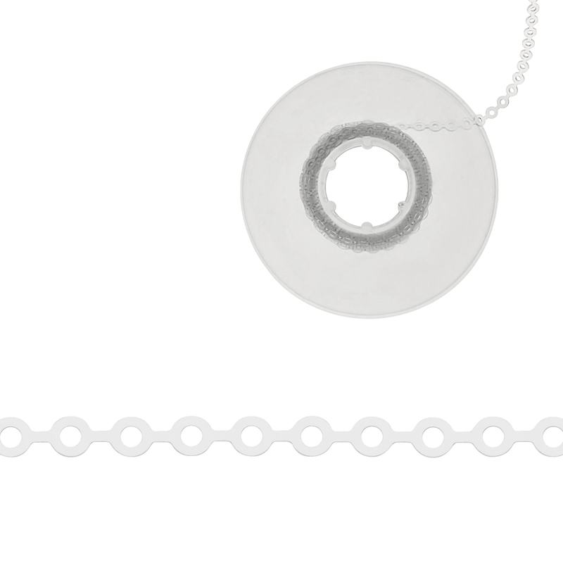 Cadeneta elástica transparente bobina 1,5 m Forestadent 5,3 mm