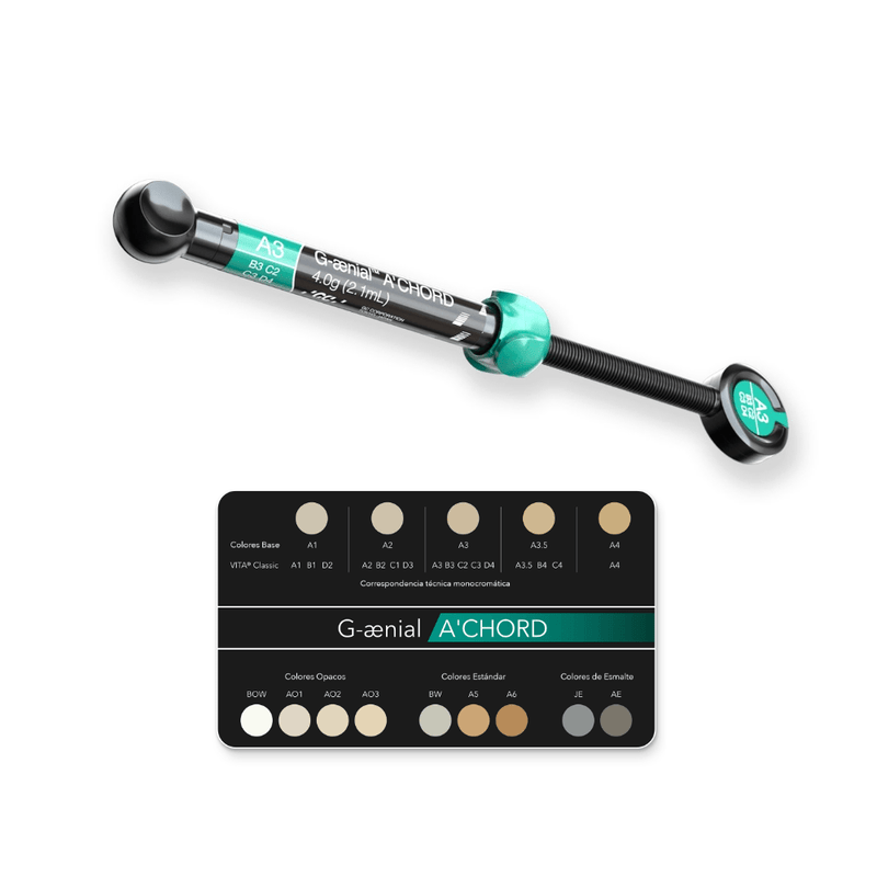 Composite Universal Nanohíbrido Jeringa G‑Aenial A’Chord GC