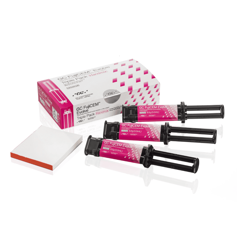Cemento ionómero de vidrio modificado con resina FujiCEM Evolve GC