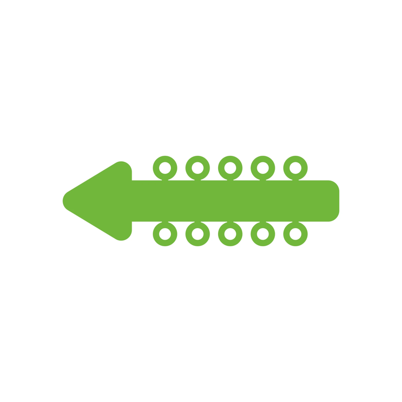 Happy elastics Ligaduras elásticas forma de flecha 1000 uds Forestadent 🇩🇪