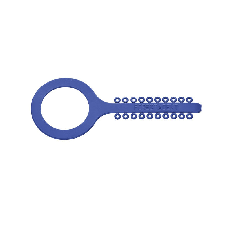 Happy elastics Ligaduras elásticas forma de llave 1000 uds Forestadent azul