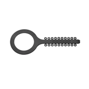 Happy elastics Ligaduras elásticas forma de llave 1000 uds Forestadent negro