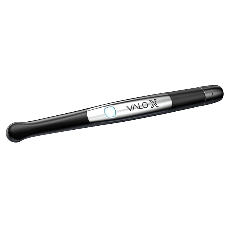 Lámpara de fotopolimerización LED Ultradent VALO X multiespectral con cuerpo metálico mecanizado para restauradora adhesiva