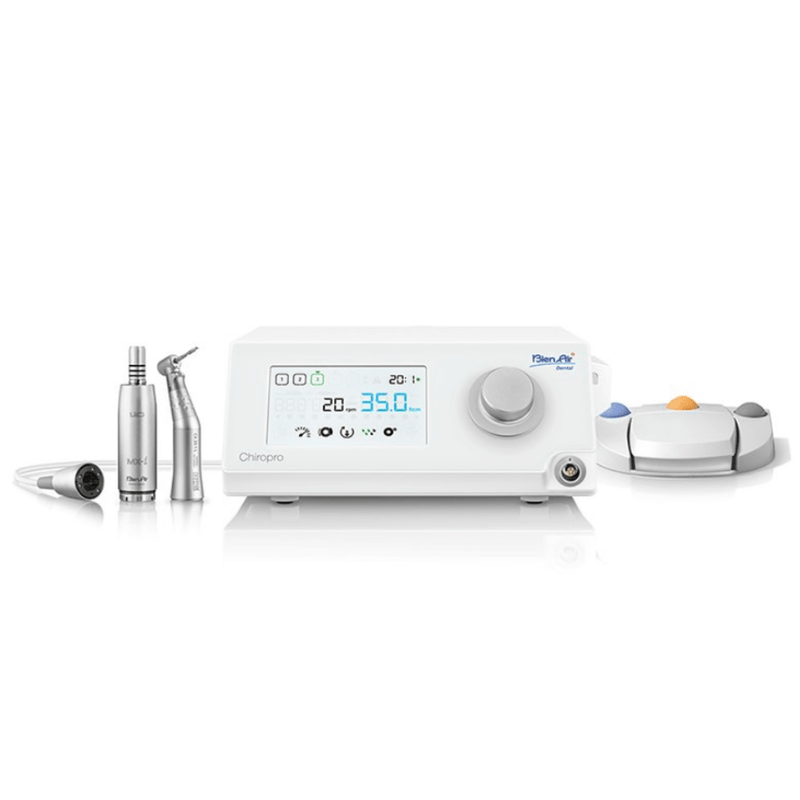 Sistema de implantología Bien Air Chiropro con micromotor MX-i LED y contra-ángulo 20:1 L MS - Distribuidor oficial Holydent