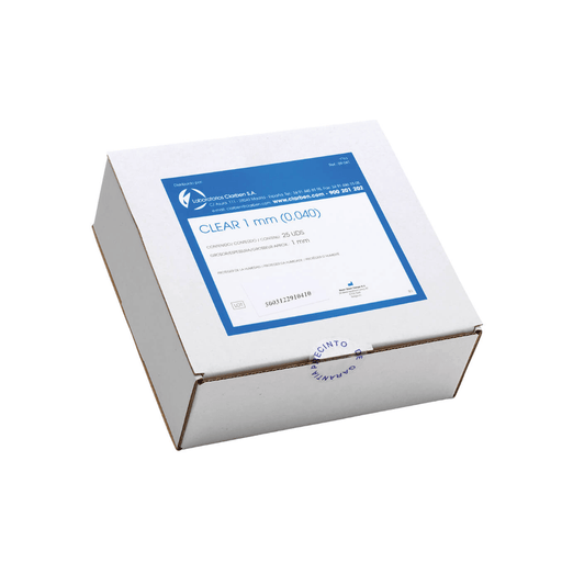 Planchas Termoplásticas Clear 040 1mm 25Uds. Clarben