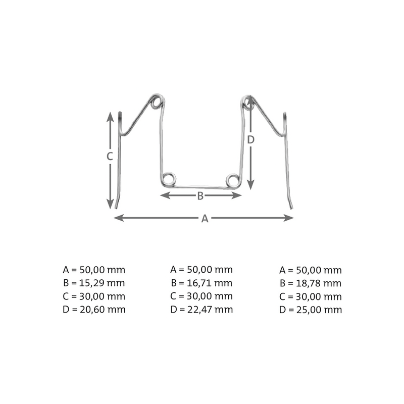 Resortes Preformados 10 uds Forestadent