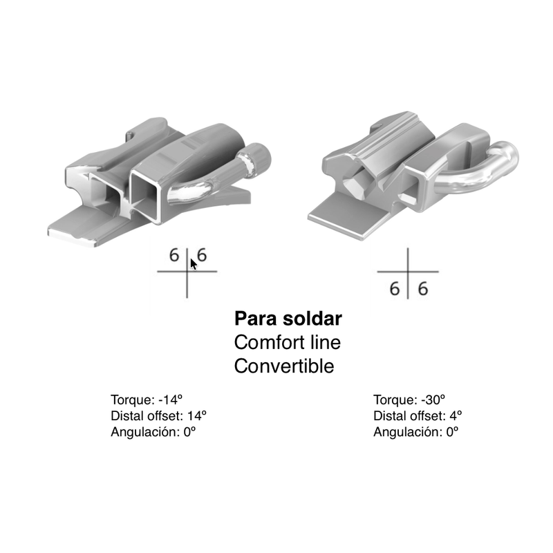 Tubos Bucales Roth Soldar Forestadent