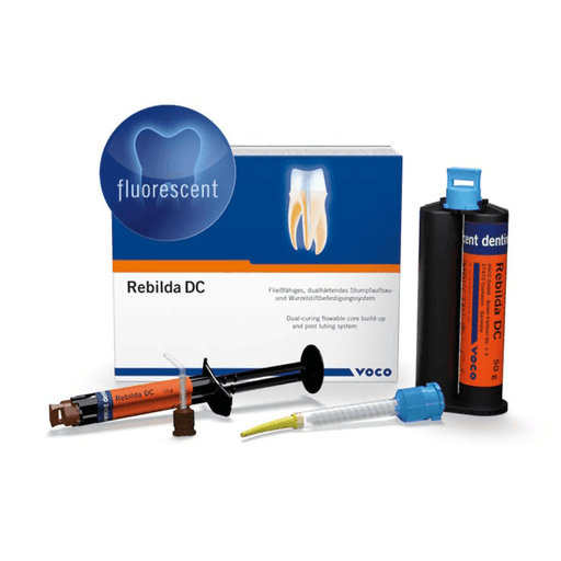 Voco Rebilda DC fluorescent composite curado dual reconstrucción de muñones · cartucho 50 g